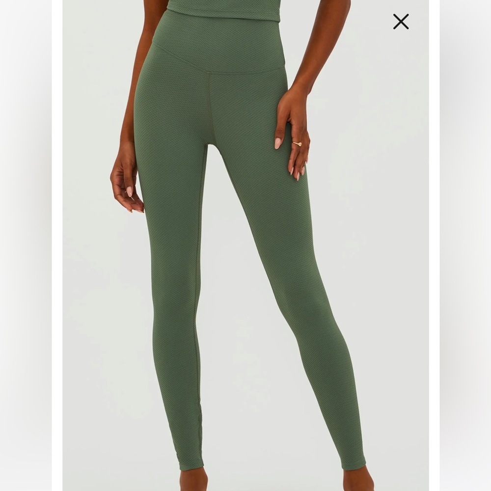 NWT Beach Riot Piper Leggings in Queen Palm Waffle